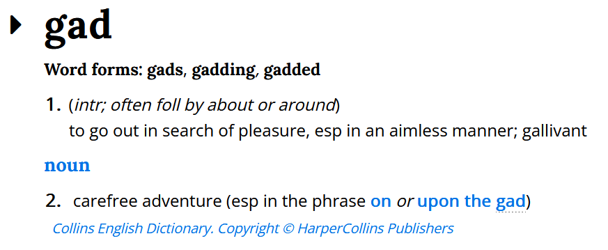 Gad definition